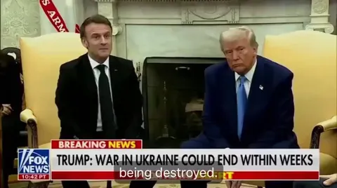 Macron has to correct a lie of Europe’s contribution to the war in Ukraine.