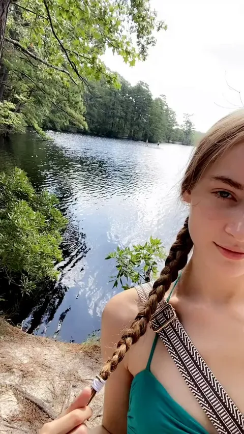 My favorite time to flash is when I know someone can see me