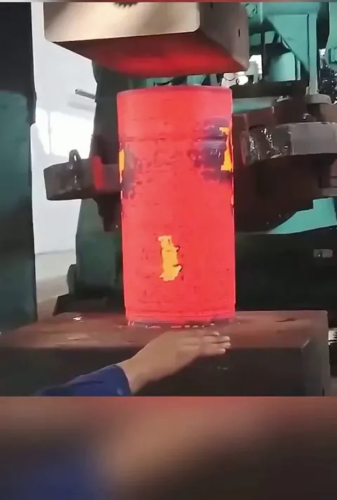 Metal forged under immense pressure