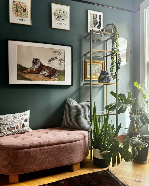 View of the little seating area in my home office