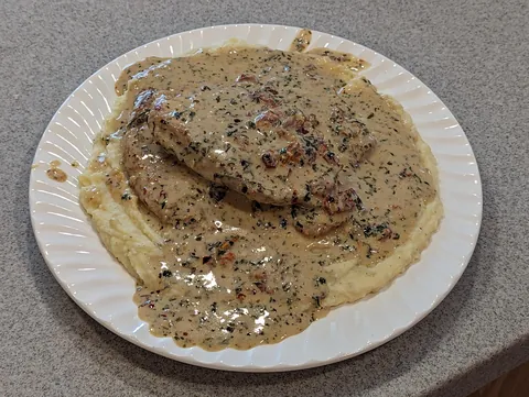 [Homemade] My attempt at Mary Me Chicken