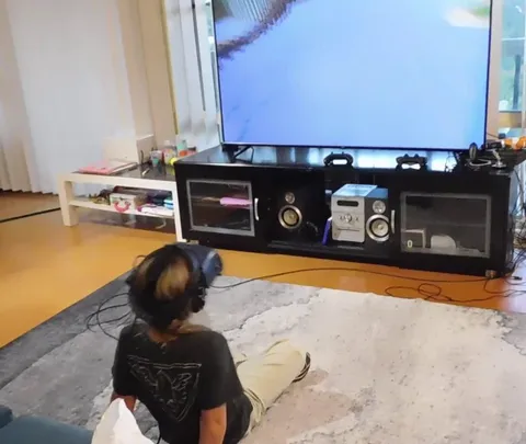 Daughter really wanted to fly the Ender Dragon, So we made a VR project over the school holidays