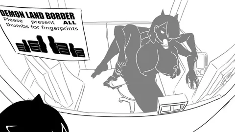 Wonder if he was her first tentacle lover. Love how he ticks her in after