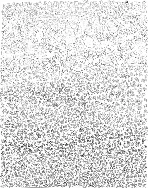 i drew every pokemon