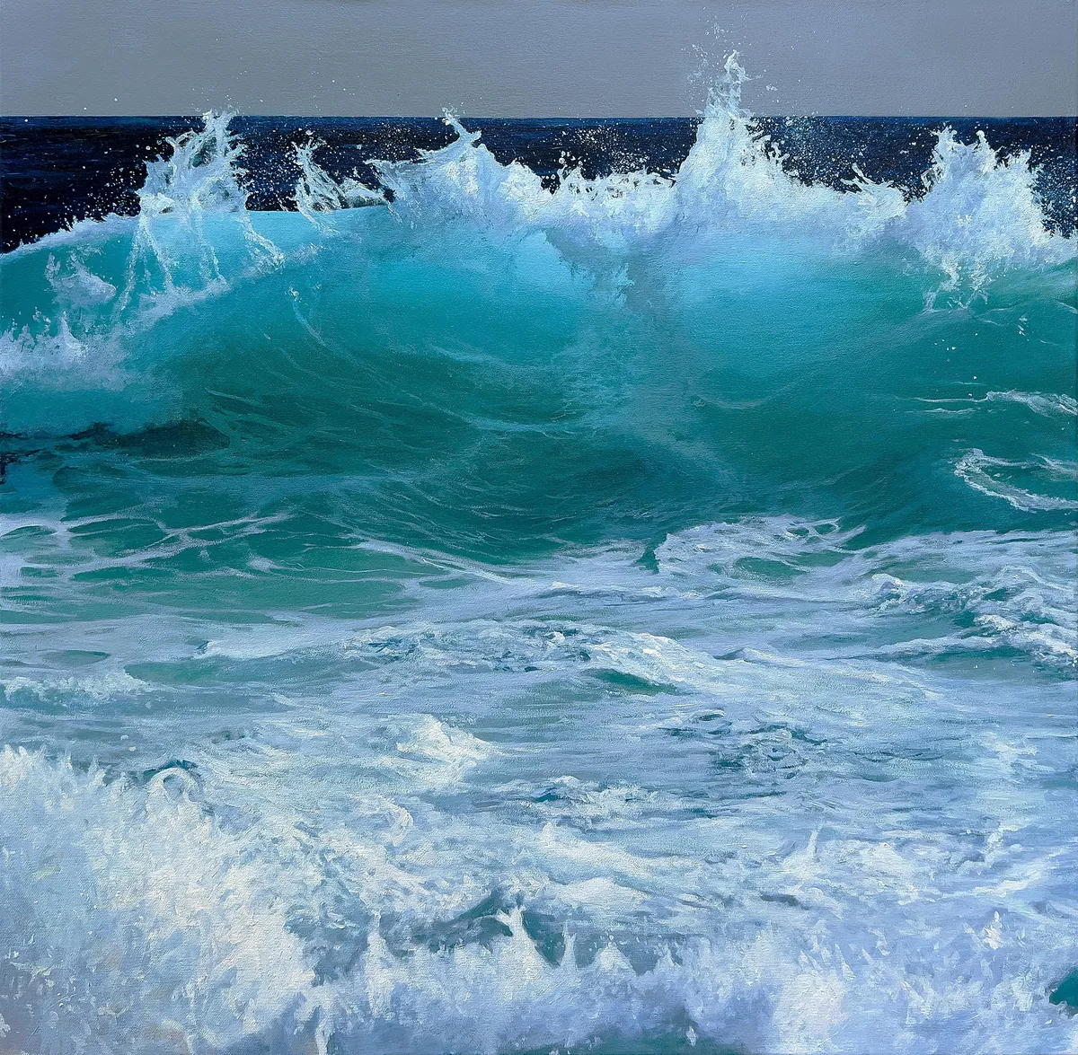 Wave II, William Drummond, Oil &amp; Acrylic, 2025