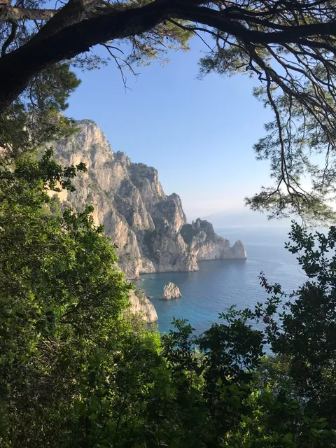 Morning hike on the island of Capri