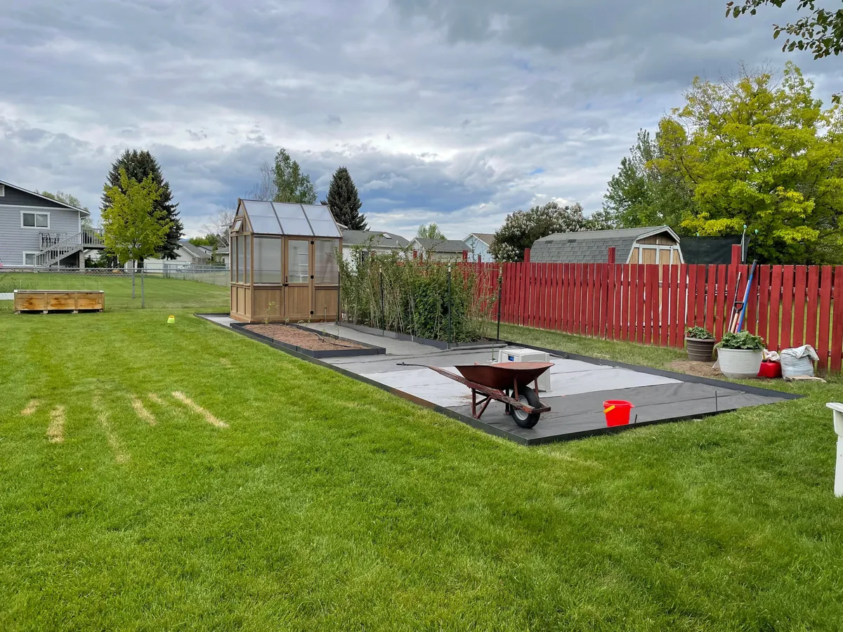 My wife asked for new raised beds so naturally I replaced the entire garden.