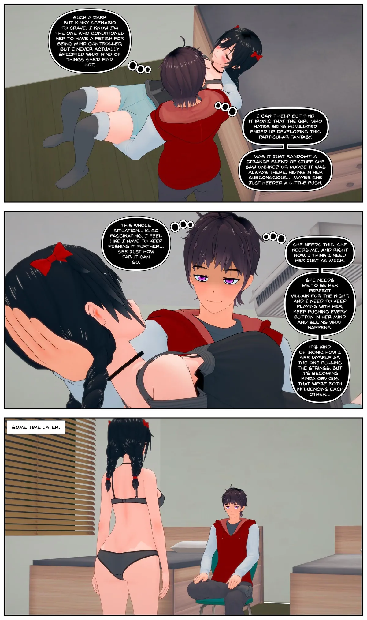 The Power of Hypnosis - Chapter 40 [Comic Pages] [3D] [Hypnosis] [Mind Control] [OC] [NSFW] [by RollB]