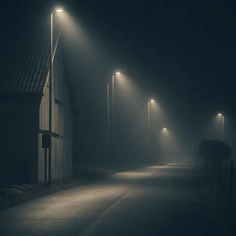 ITAP of streetlights in the fog