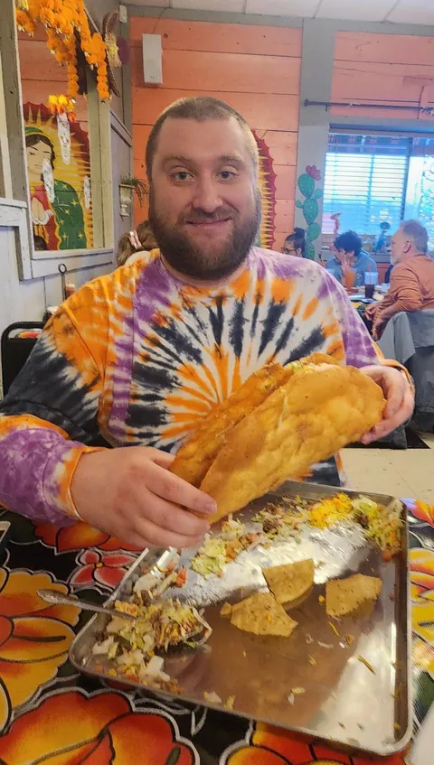 [I ate] a 13 inch, 4 pound taco.