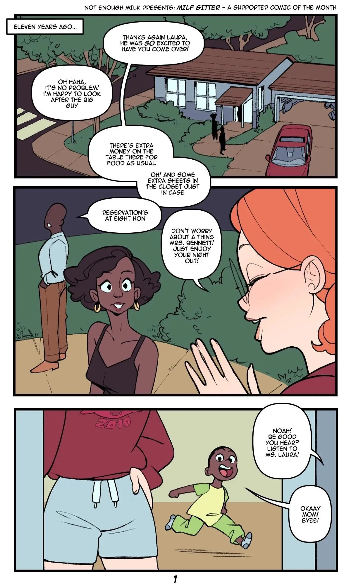 MILF Sitter Pt.1 (notenoughmilk)