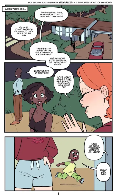 MILF Sitter Pt.1 (notenoughmilk)