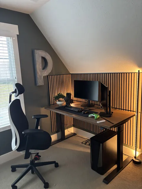 Went for a modern wood design