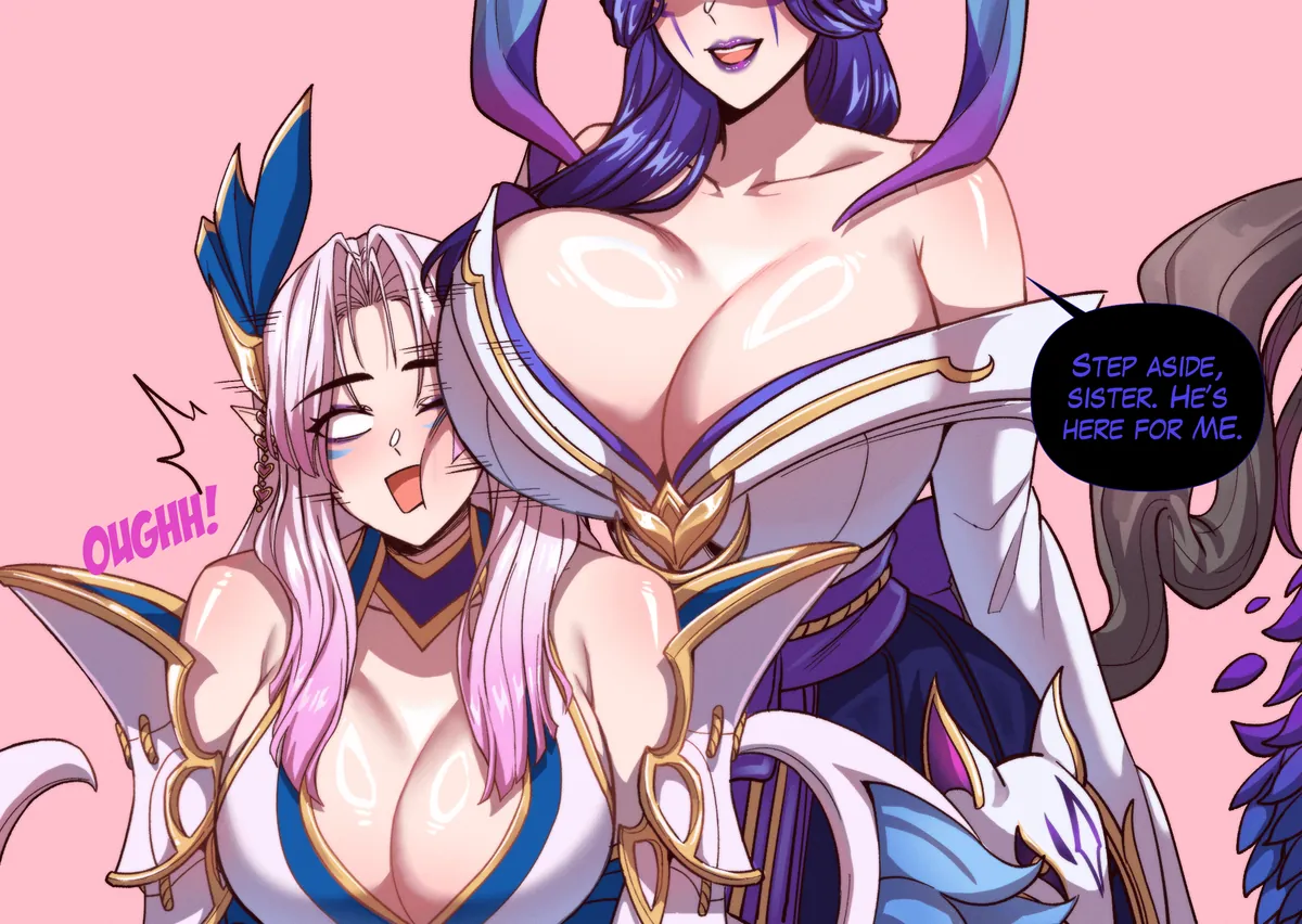 Morgana's path or Kayle's path, you chose "spirit". (Ryuukusnpaiart)