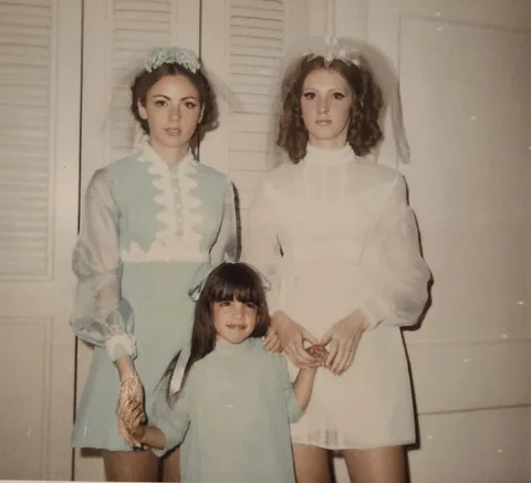 My aunt's wedding day 1970