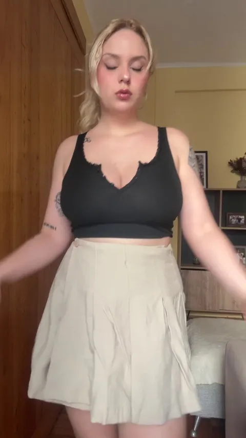 i hope you dont mind a chubby stripping for you