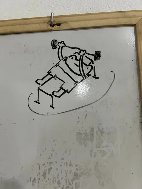 I drew this frog at my gym and ppl liked it so much I make a different one every week