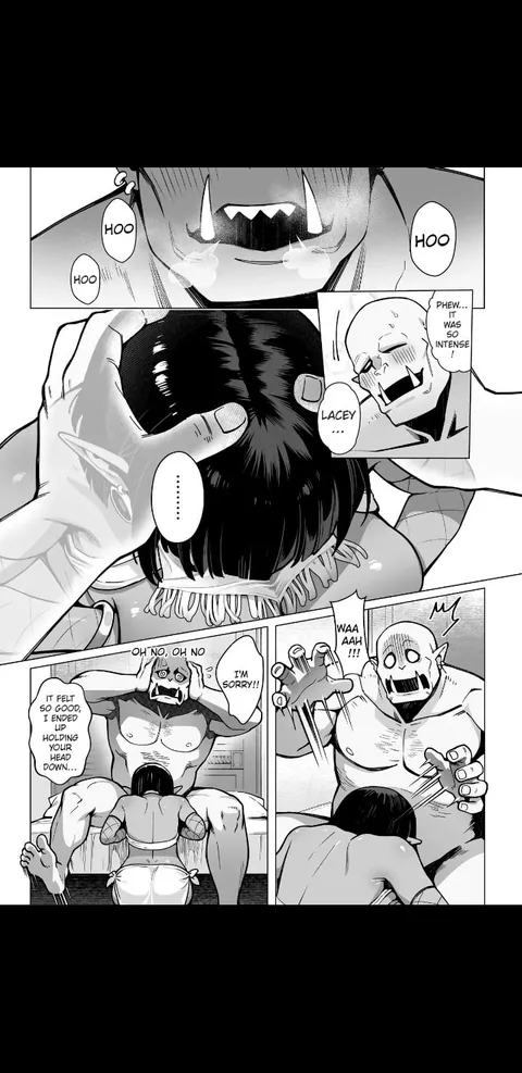 A premature ejaculator virgin orc loses face to the dark-skinned kuudere elf, so he comes back for a rematch (sencha bashira)