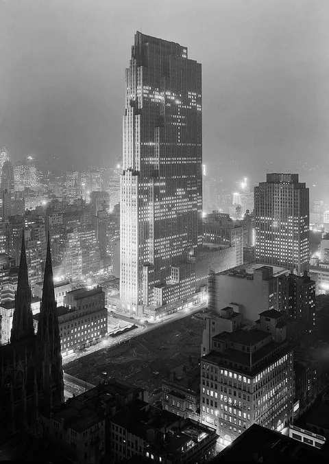 New York at night, 1933
