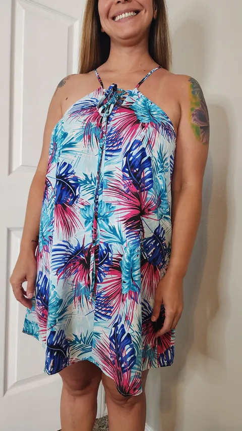 A real mom looks even better with her dress off