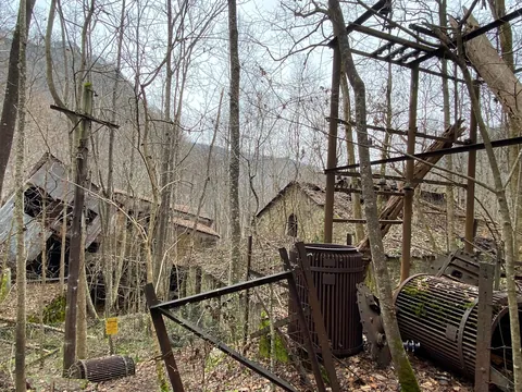I visited an abandoned coal mine (and company town) in West Virginia today.