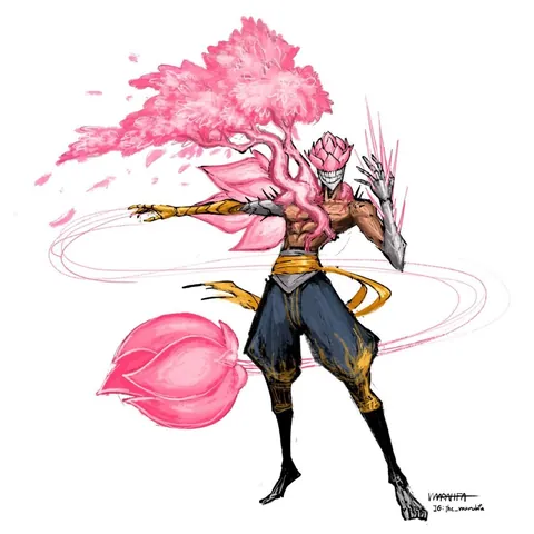 The Chainsaw Man x Overwatch designs by @the_marahfa