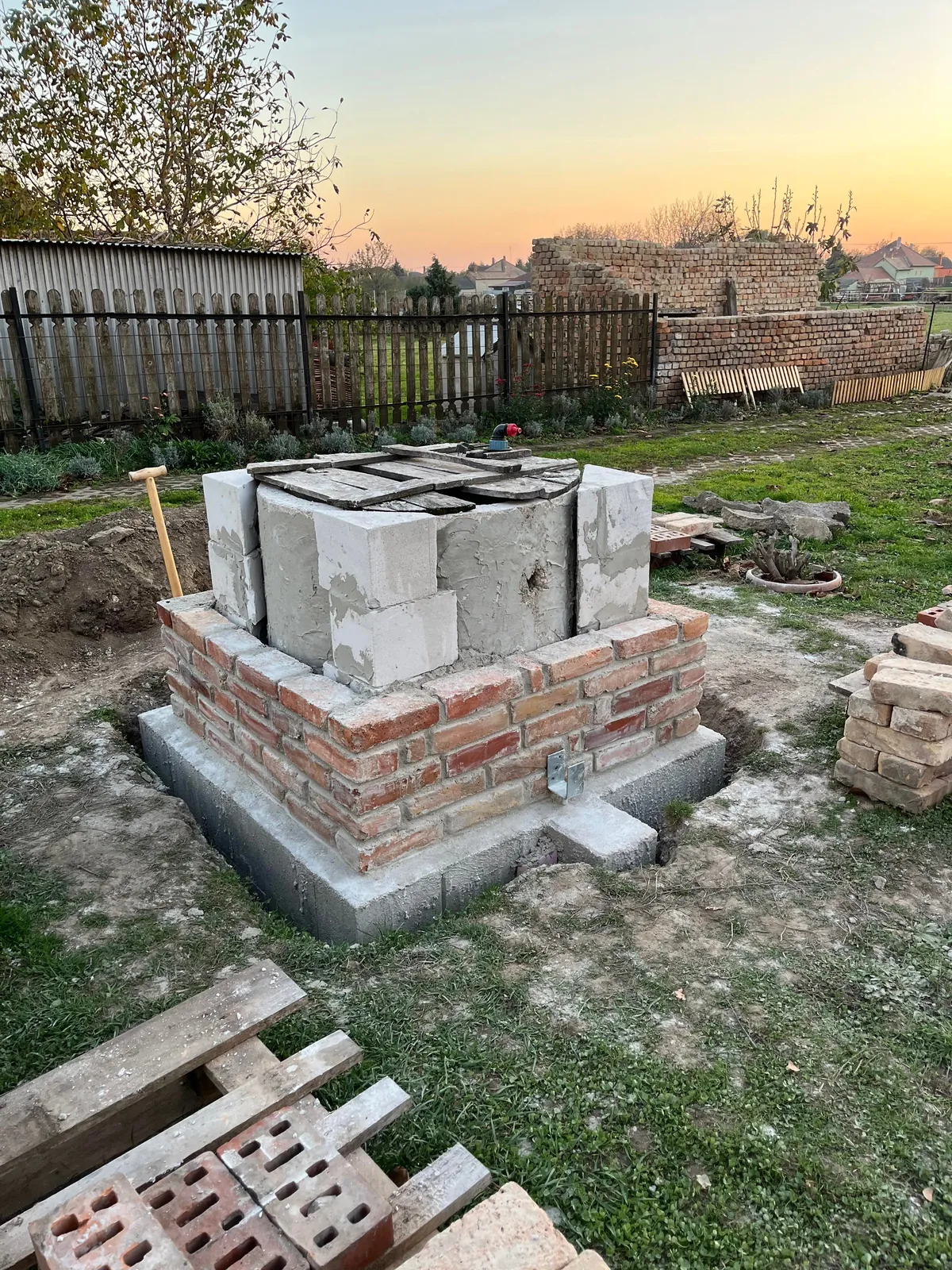 My garden well project