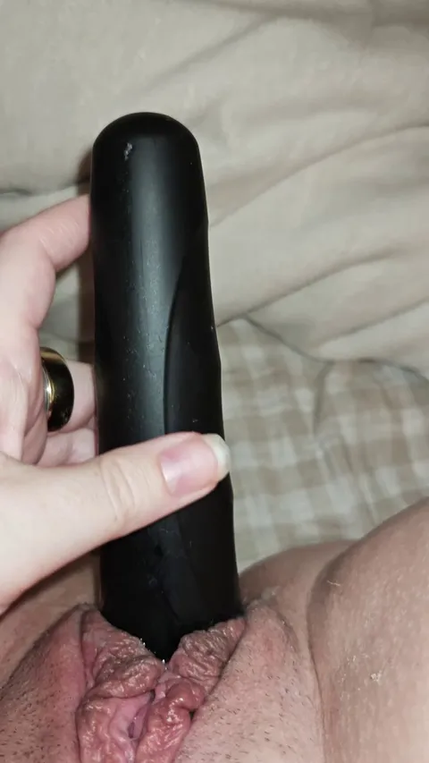 Made a mess fucking my vibrator