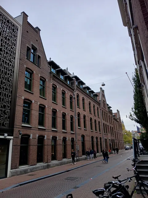 The exterior of the new library of the University of Amsterdam