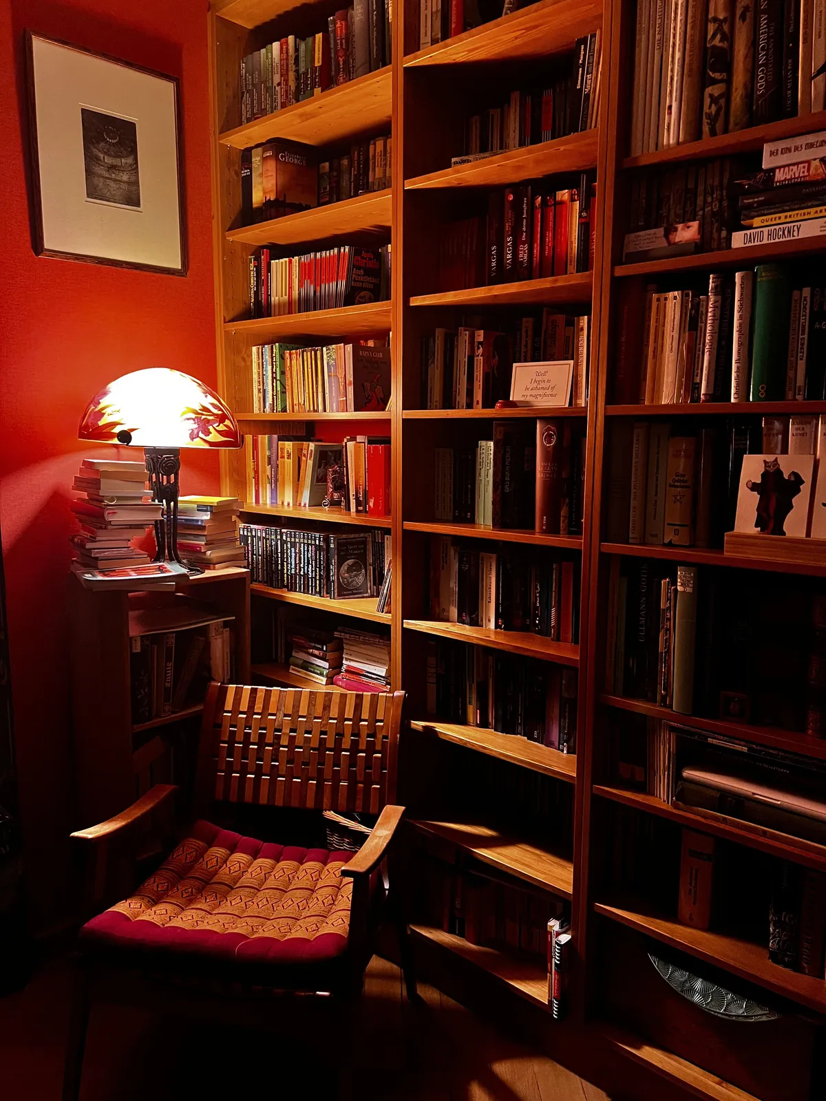 My Reading Place in the Evening