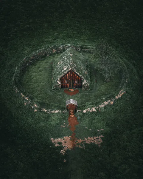 ITAP of the oldest turf church in Iceland