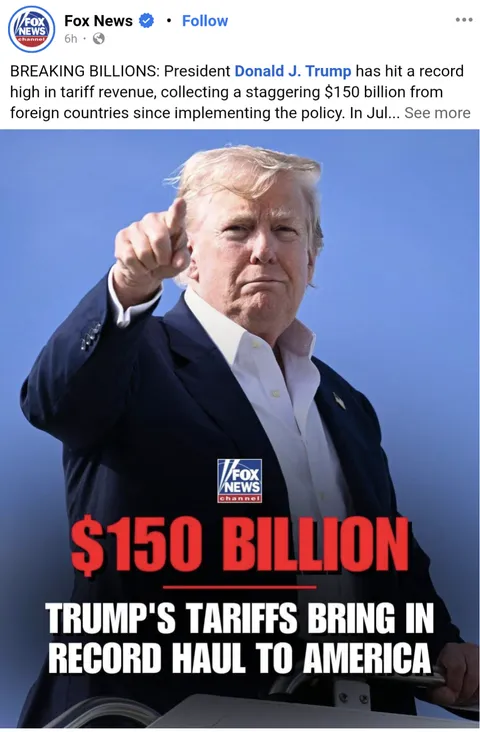 Dear American consumer, the felon is pointing at who paid the import tax.