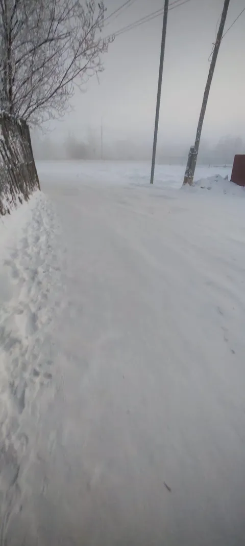 This is how - 50° looks like in Russia.