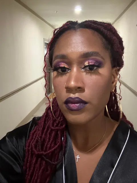 Tried a purple lip for the first time