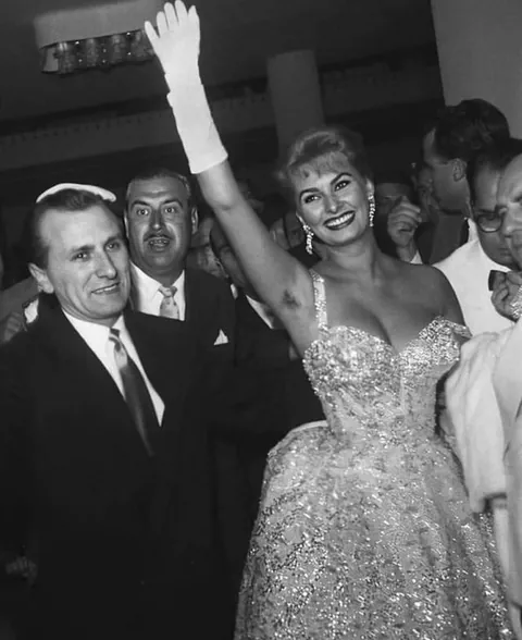 Sophie Loren , at Venice Film Festival, 1955