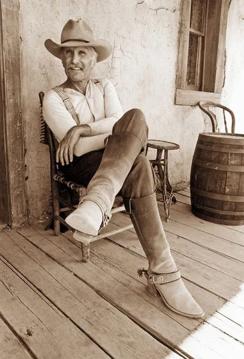 Robert Duvall in 1989, from behind-the-scenes of "Lonesome Dove"