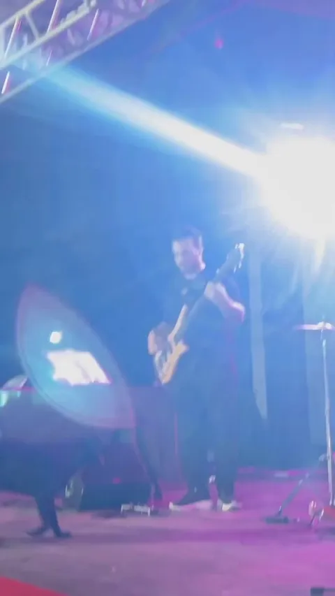 This dog politely asked for a musician's drumstick