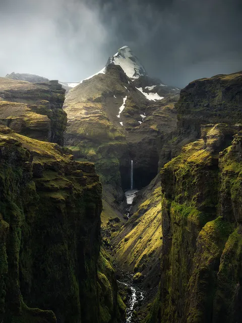 A world in which elves exist and magic works - Múlagljúfur Canyon, Iceland. BY Arnar Kristjansson, [1200x1600]