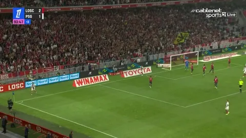 Lille 2-[2] Paris Saint-Germain - Marquinhos 90+5'