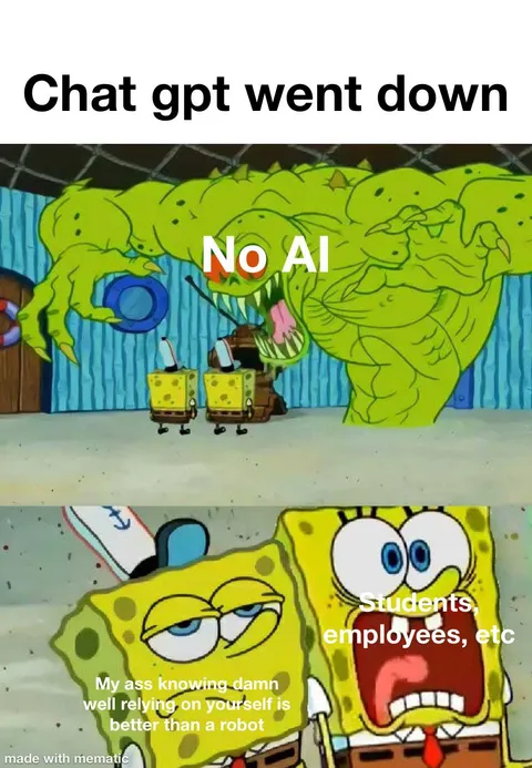 Idk why you guys panic without ai