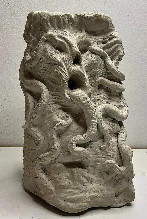 I sculpted Cthulhu.