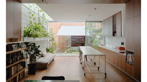 Living and kitchen area renovation wuth garden views in Carlton, Melbourne, Victoria, Australia [4000x2249]