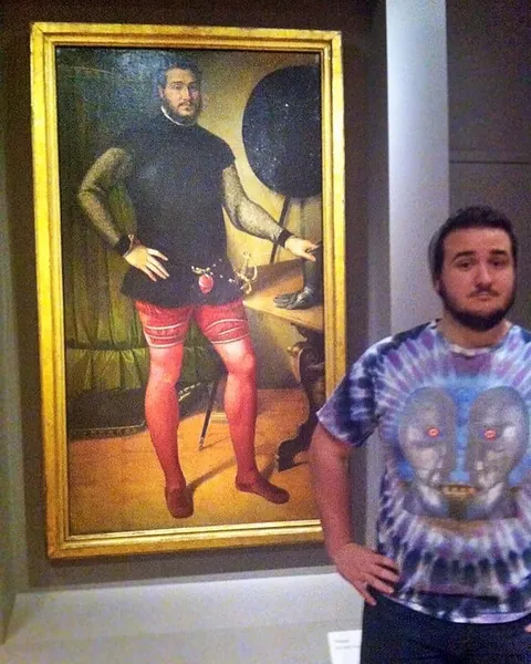 The people from the painting born again.