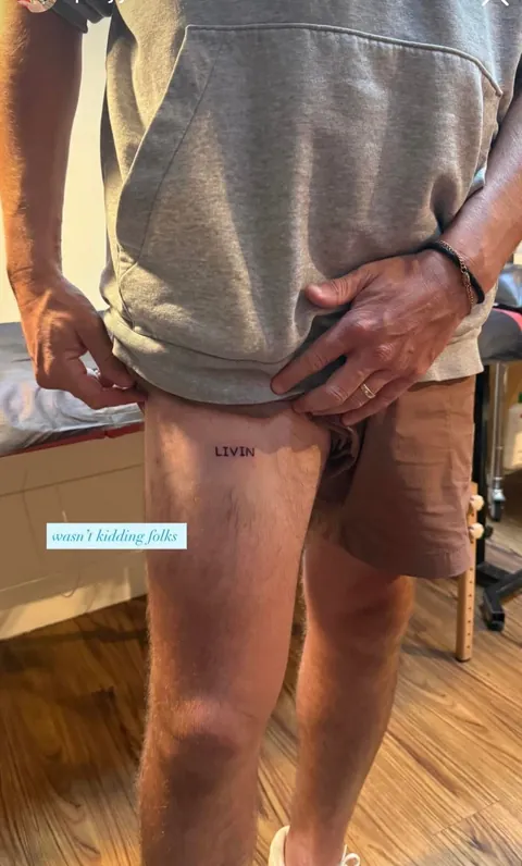 Diagnosed with Brain Cancer 30 days ago. Scott, Valley Park, MO; Full Spectrum Tattoo.