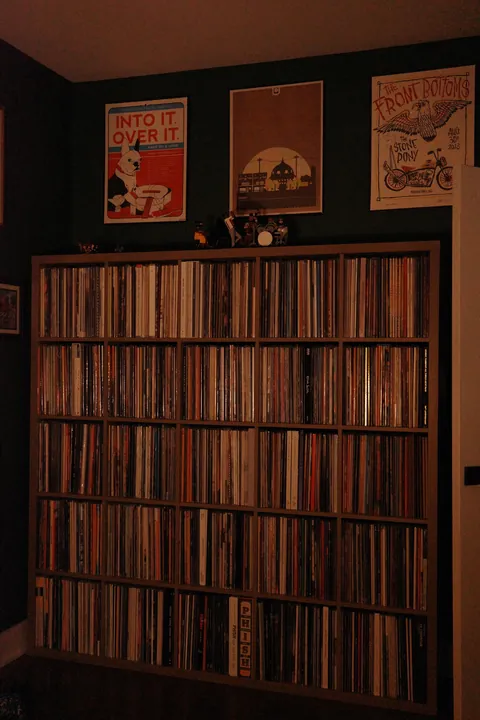 My vinyl listening room