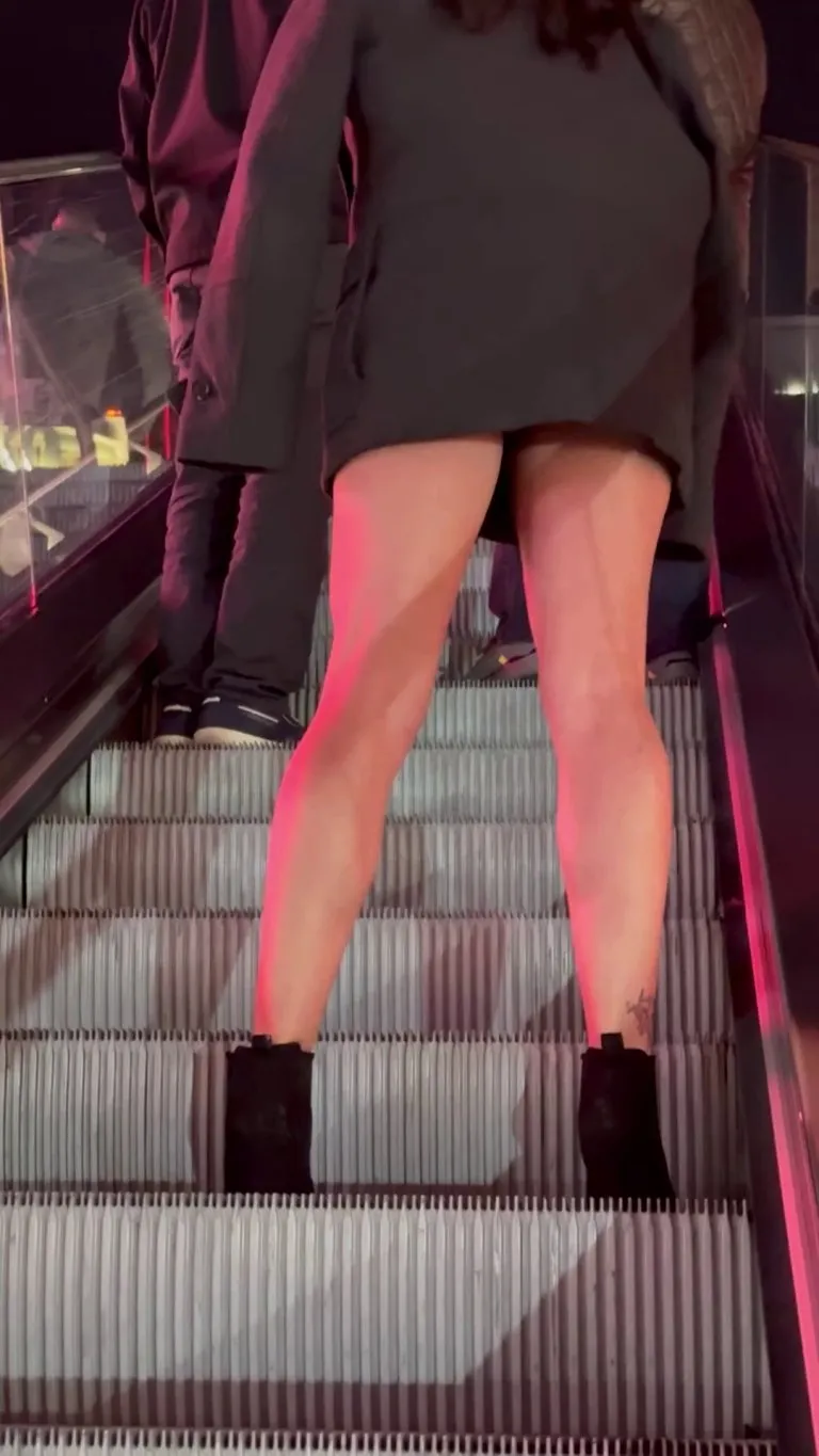 The views are better when you take the escalator