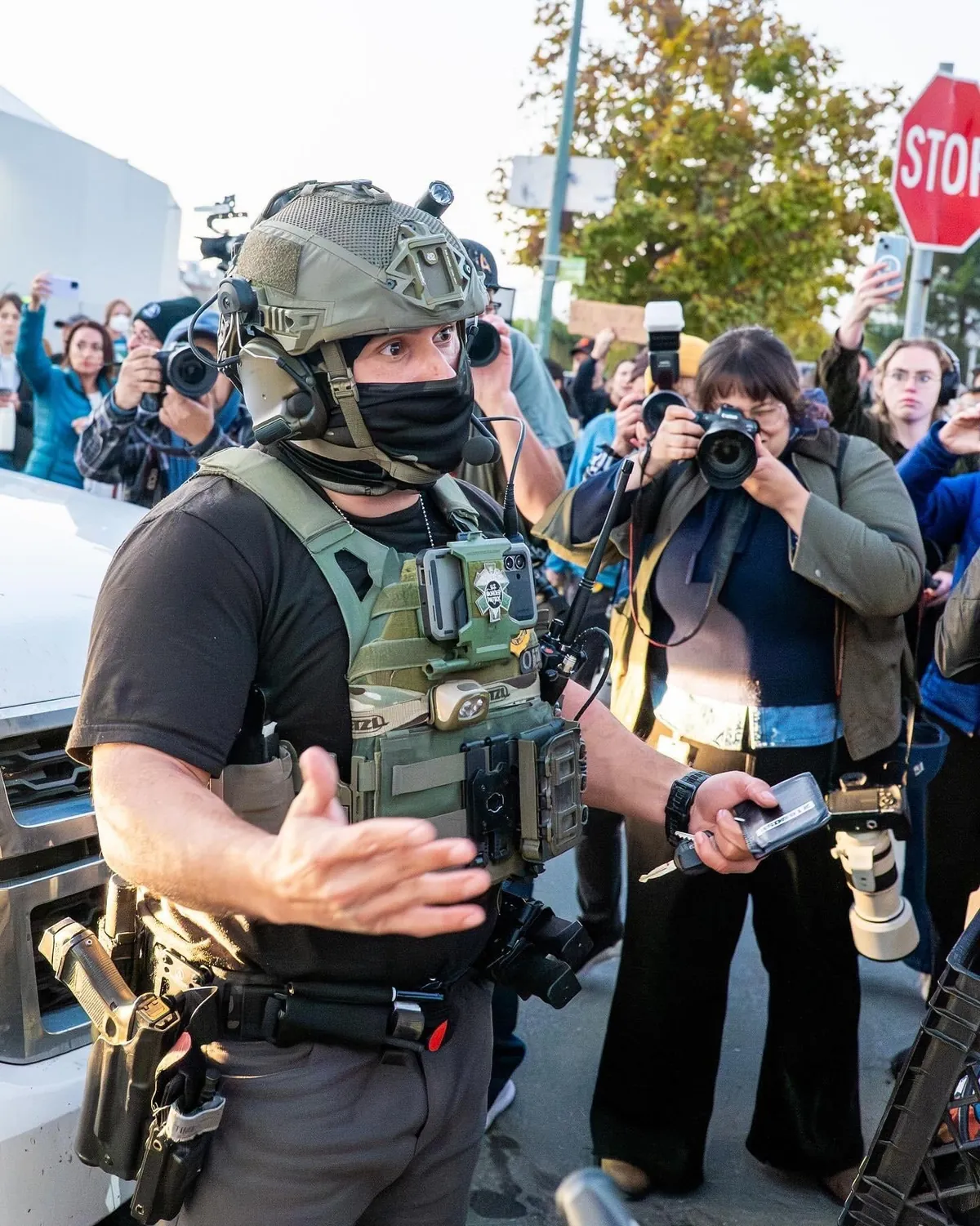 Protests in Oakland Yesterday [OC]