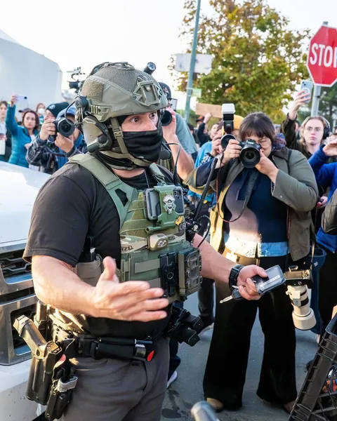 Protests in Oakland Yesterday [OC]