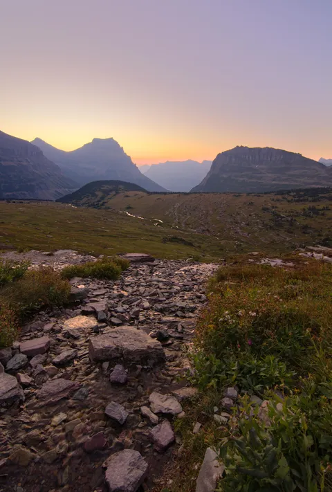 Sunrise on Logan's Pass, Glacier National Park, MT [3457x5116] [OC]