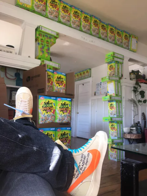 Just chillin with my Sour Patch Kids